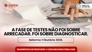 A fase de testes não foi sobre arrecadar. Foi sobre diagnosticar.